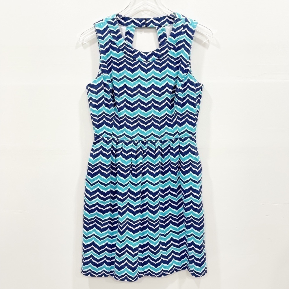 Vineyard Vines Whale Tail Chevron Dress Open Back